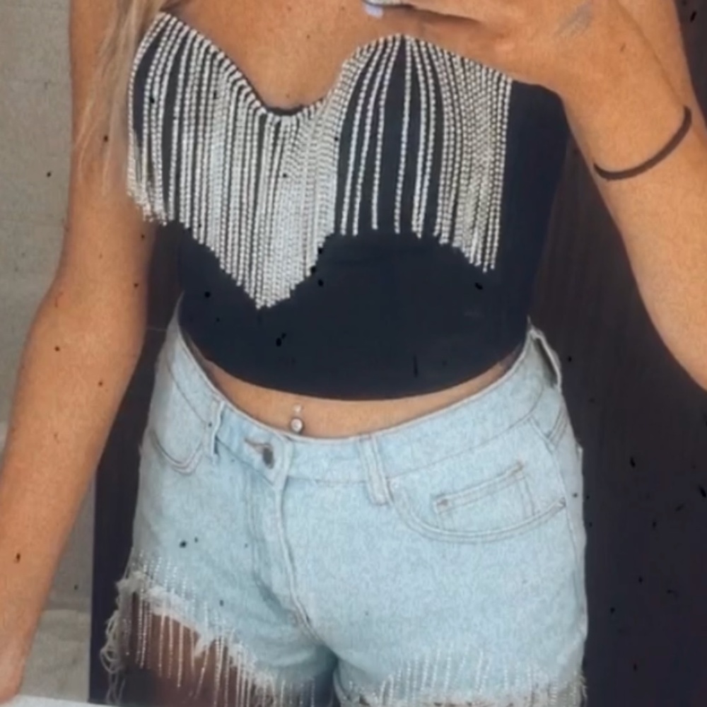 Embellished top